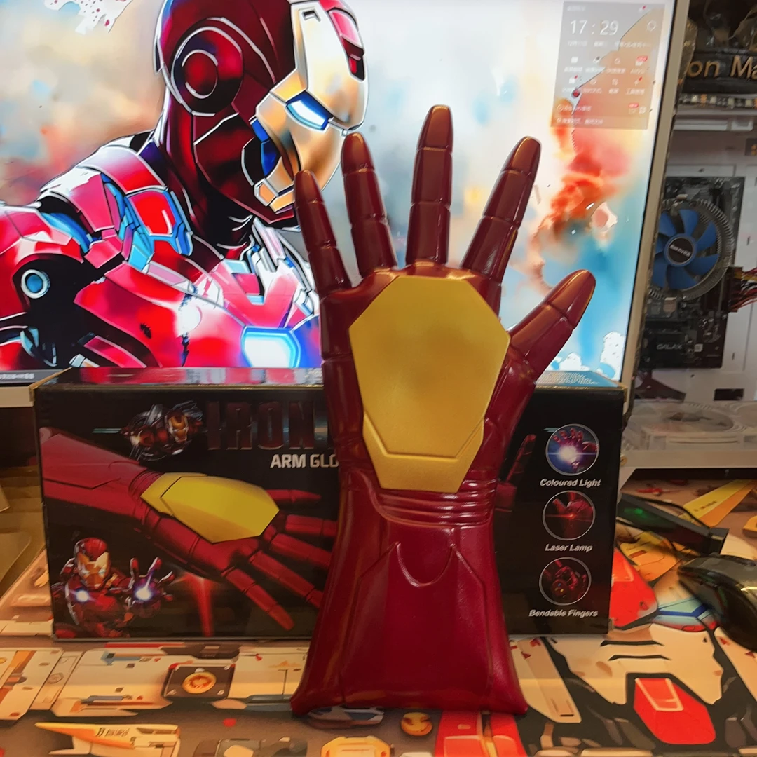 【钢铁侠手臂】爆款升级钢铁侠手臂有灯光可穿戴男孩玩具生日礼物