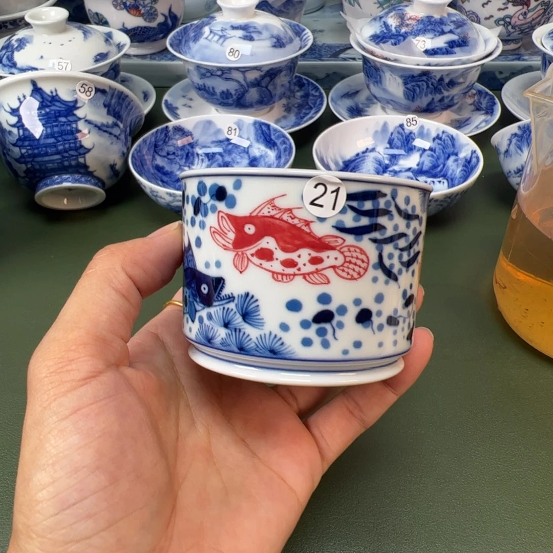 木木景德镇纯手工纯手绘茶具21