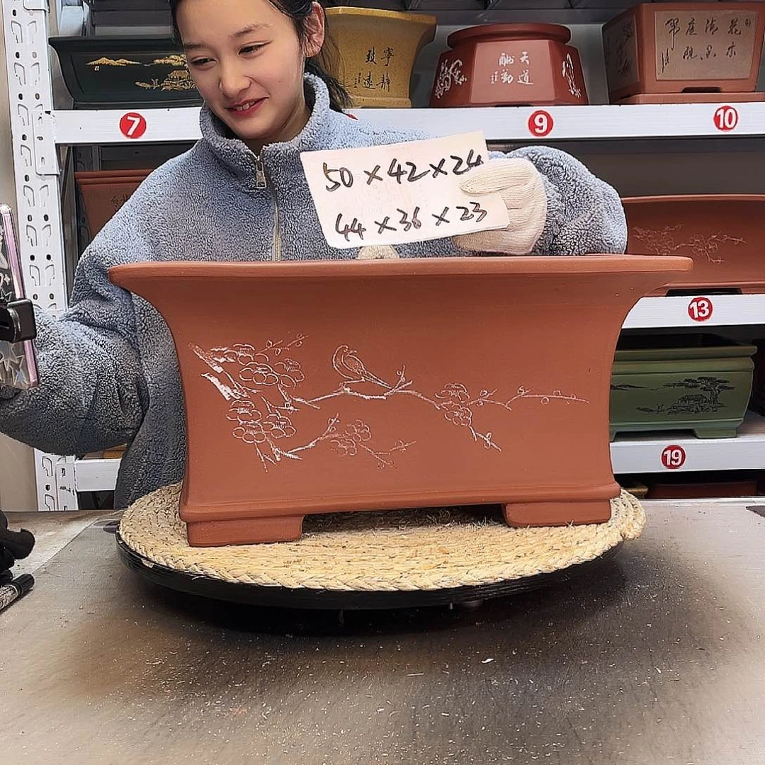 紫砂花盆紫砂花盆