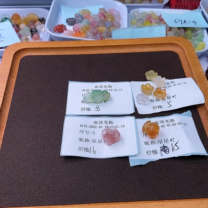 玛瑙/玉髓雕刻件未镶嵌星*✨
