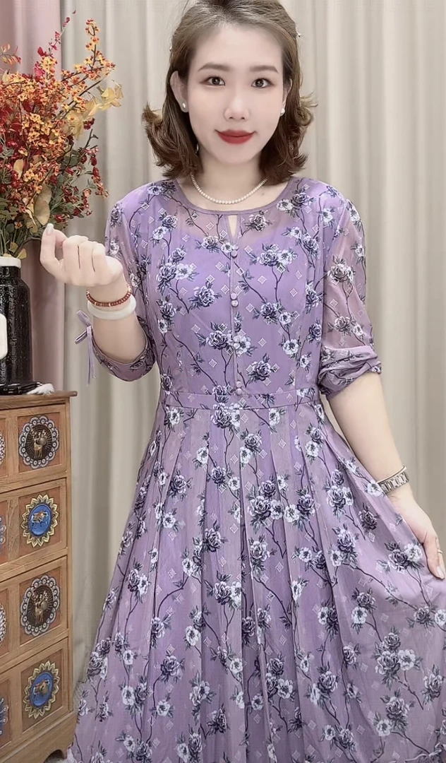 867#优雅气质连衣裙