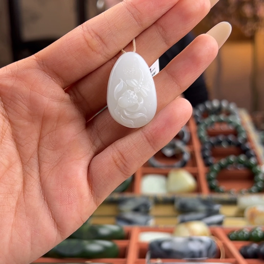 和田玉（白玉）未镶嵌颈饰米达料