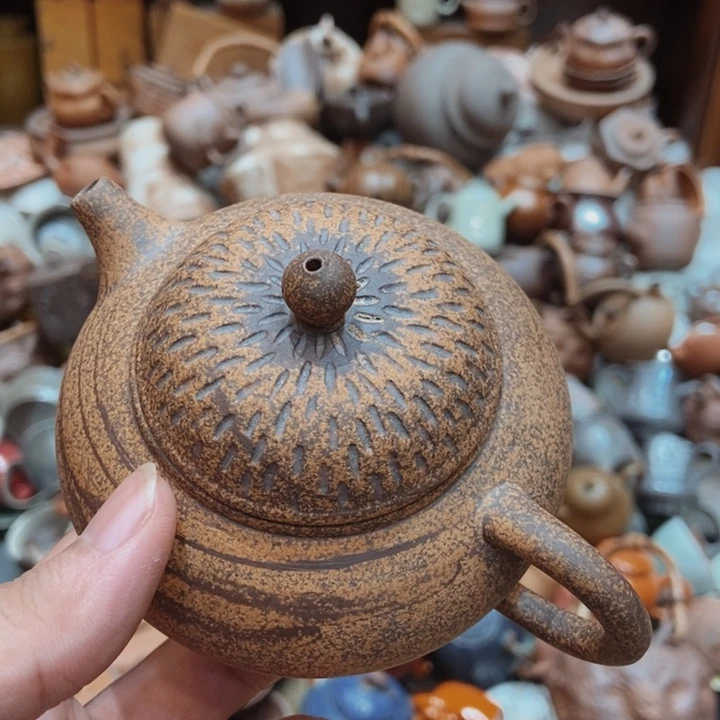 柴烧老岩泥高端茶器