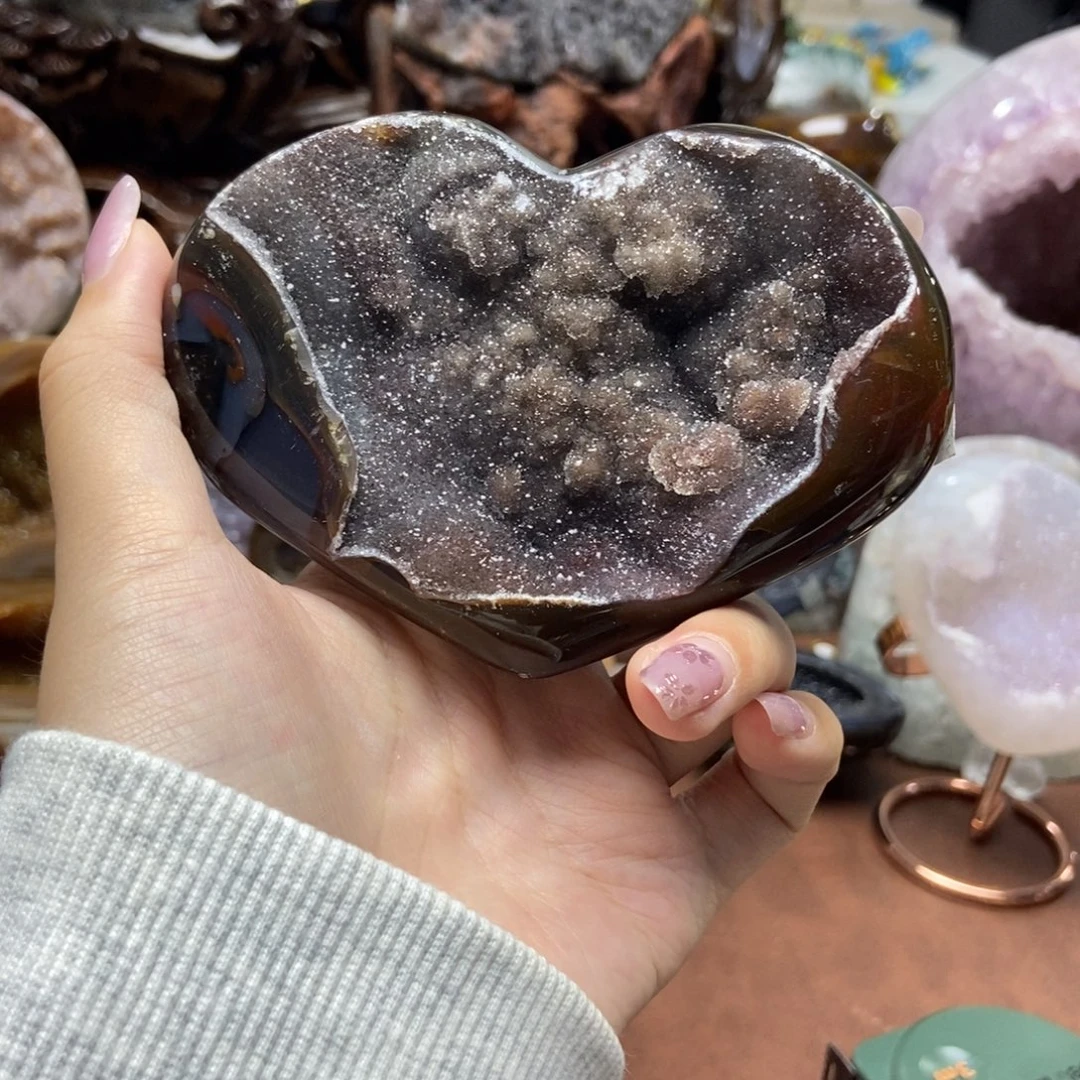 紫晶摆件未镶嵌水晶