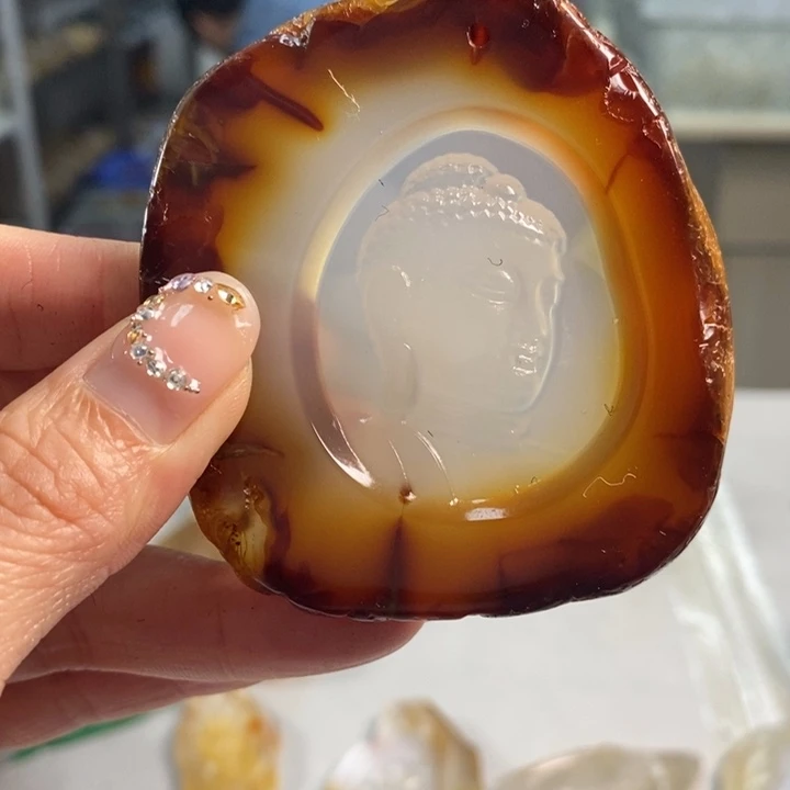 玛瑙/玉髓吊坠(不含链)未镶嵌