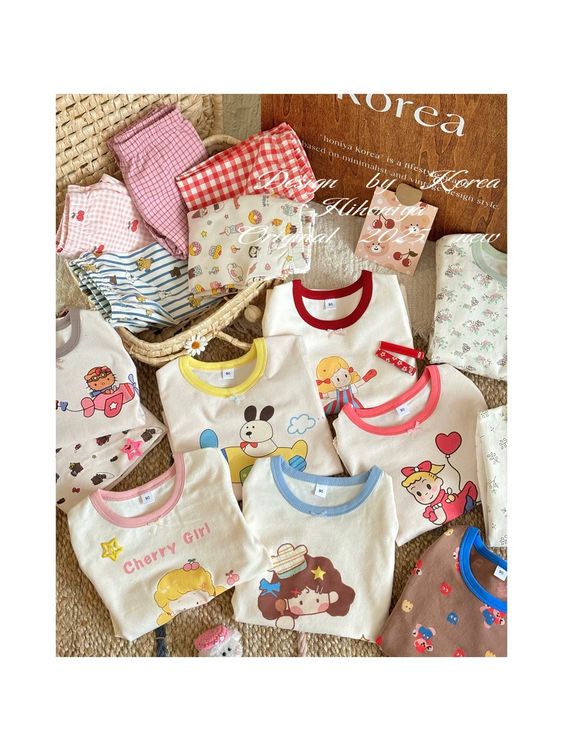 【定制家居服】七Hihoniya~2025秋季宝宝卡通220g十年招牌家居服