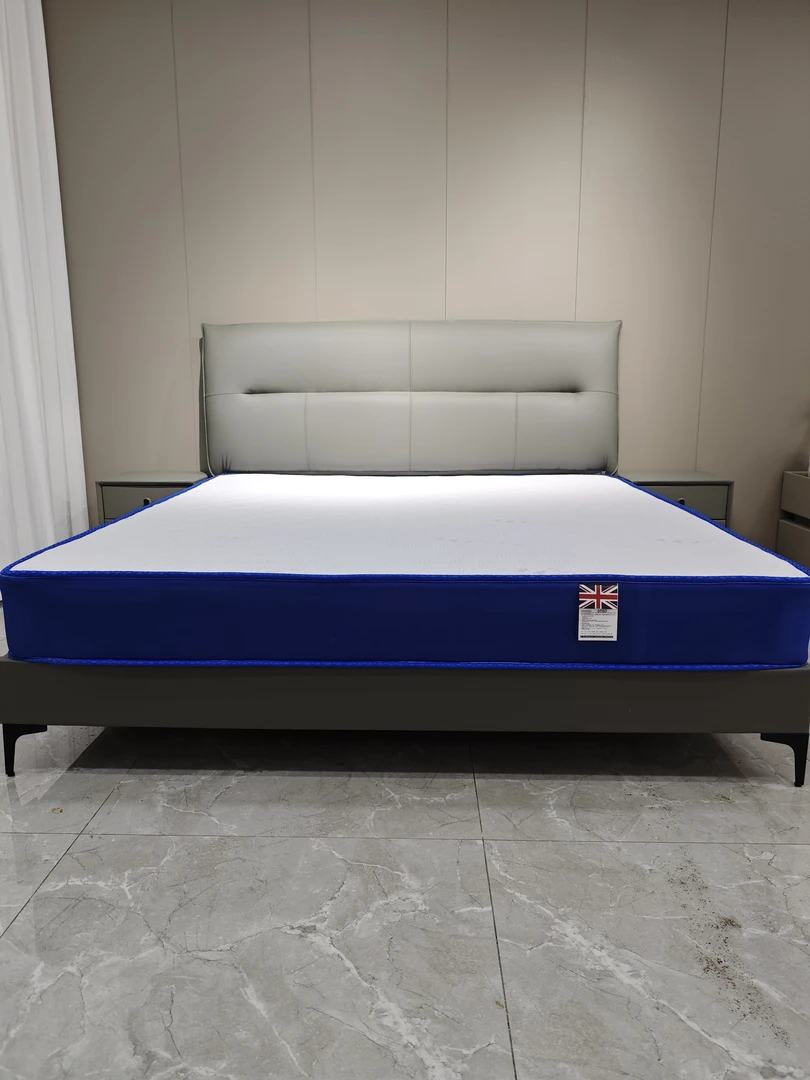 意式轻奢皮床软床家用双人大床皮艺床1.8米极简软包床主卧婚床