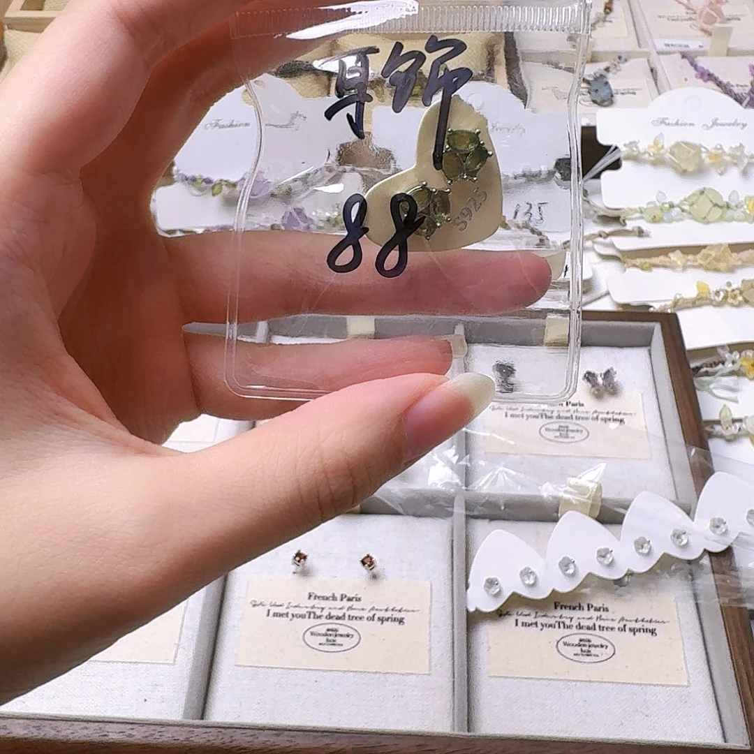 纯铜石英石纯铜锡合金耳饰88