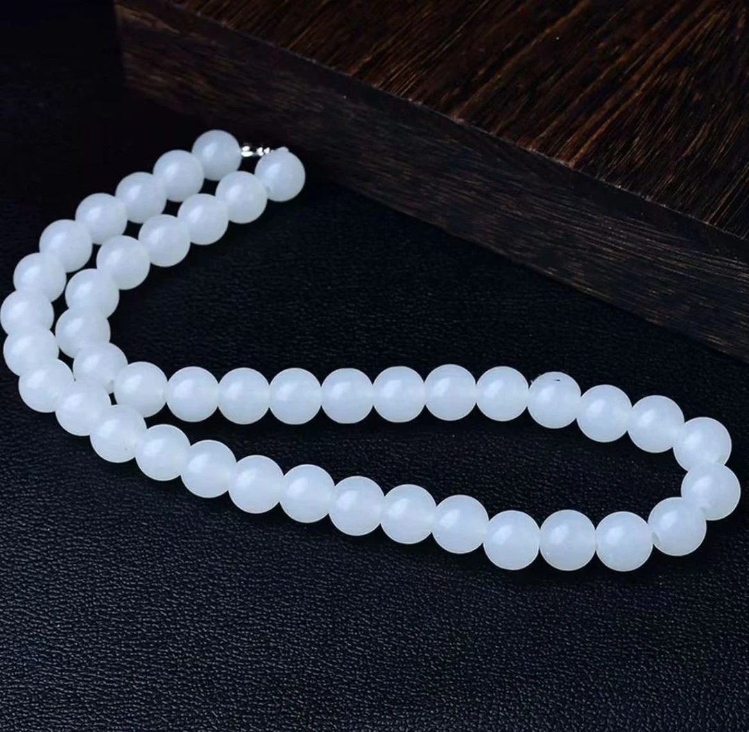 【依依专属】金丝玉白月光项链XL021多样性发其一拆标不退不换