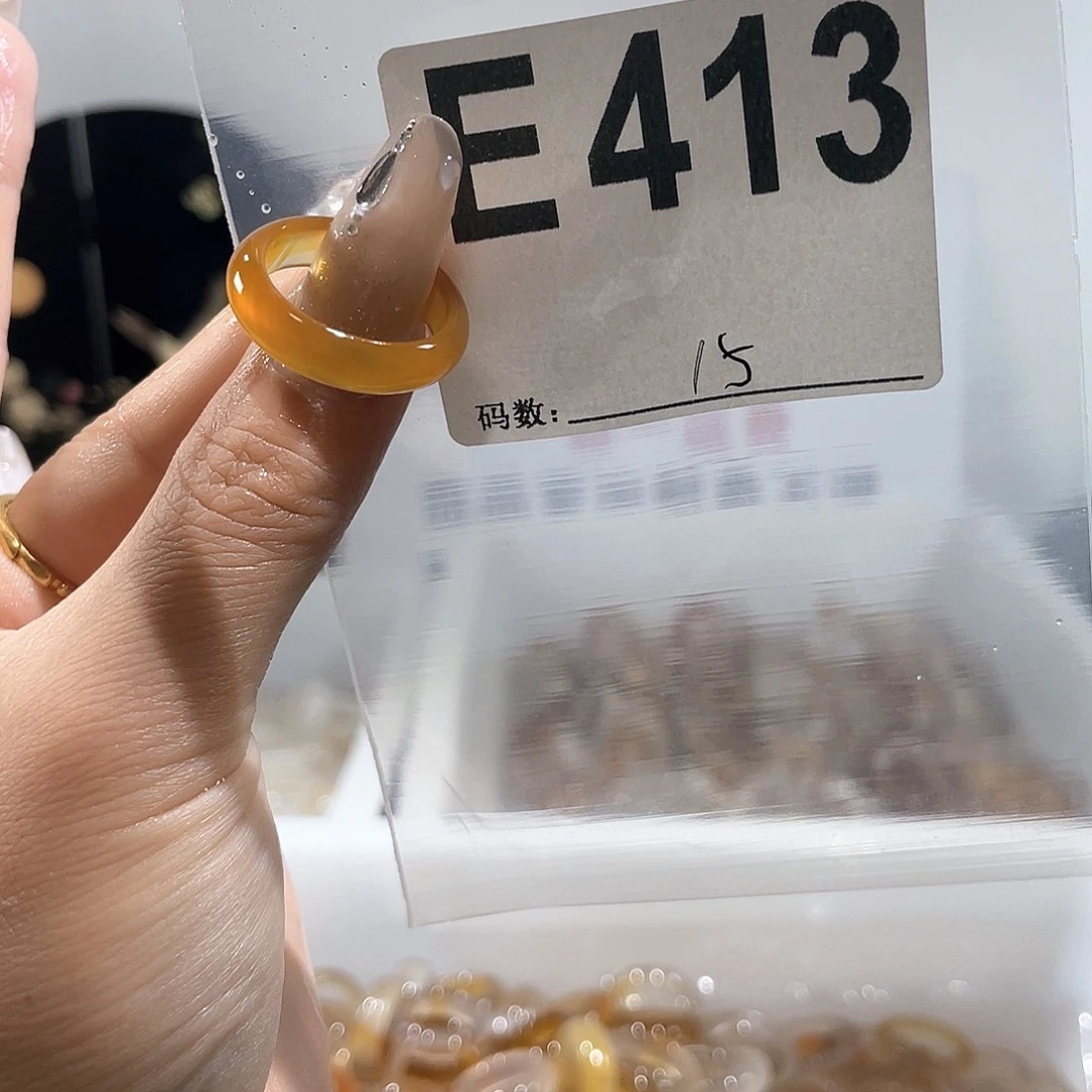 玛瑙/玉髓戒指合金415