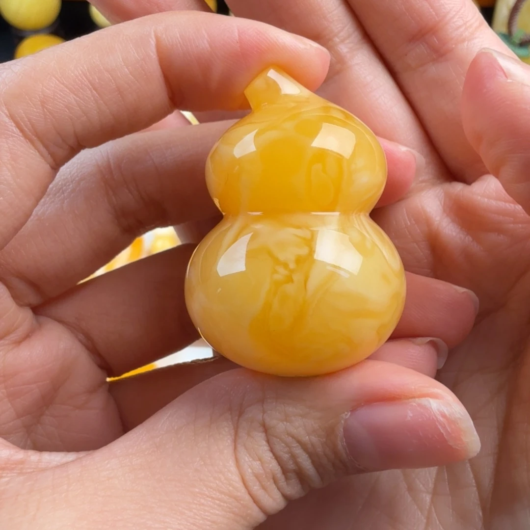 琥珀未镶嵌颈饰纯天然琥珀蜜蜡无优化