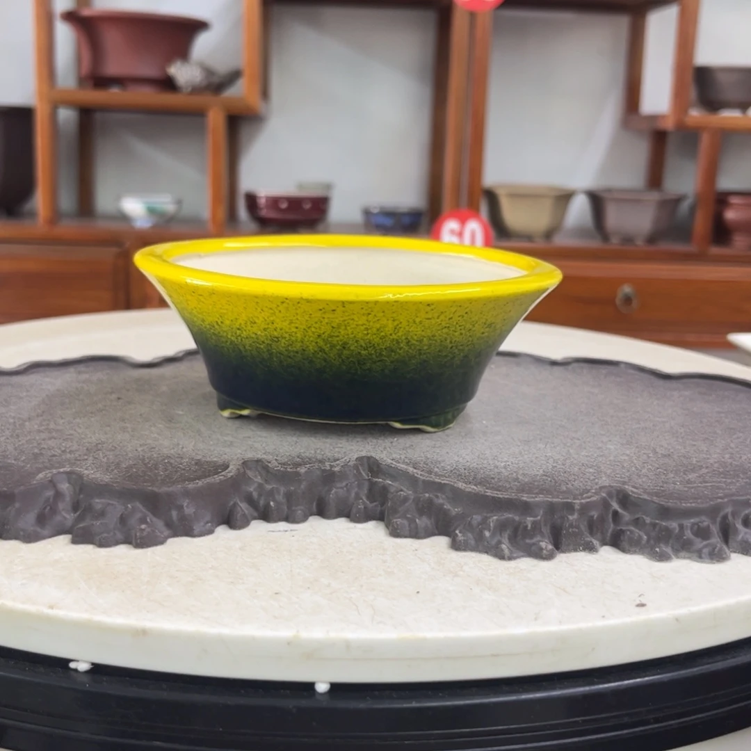 紫砂花盆瑕疵走形5-14.5。。。