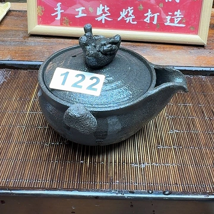 纯手工制作粗陶茶具