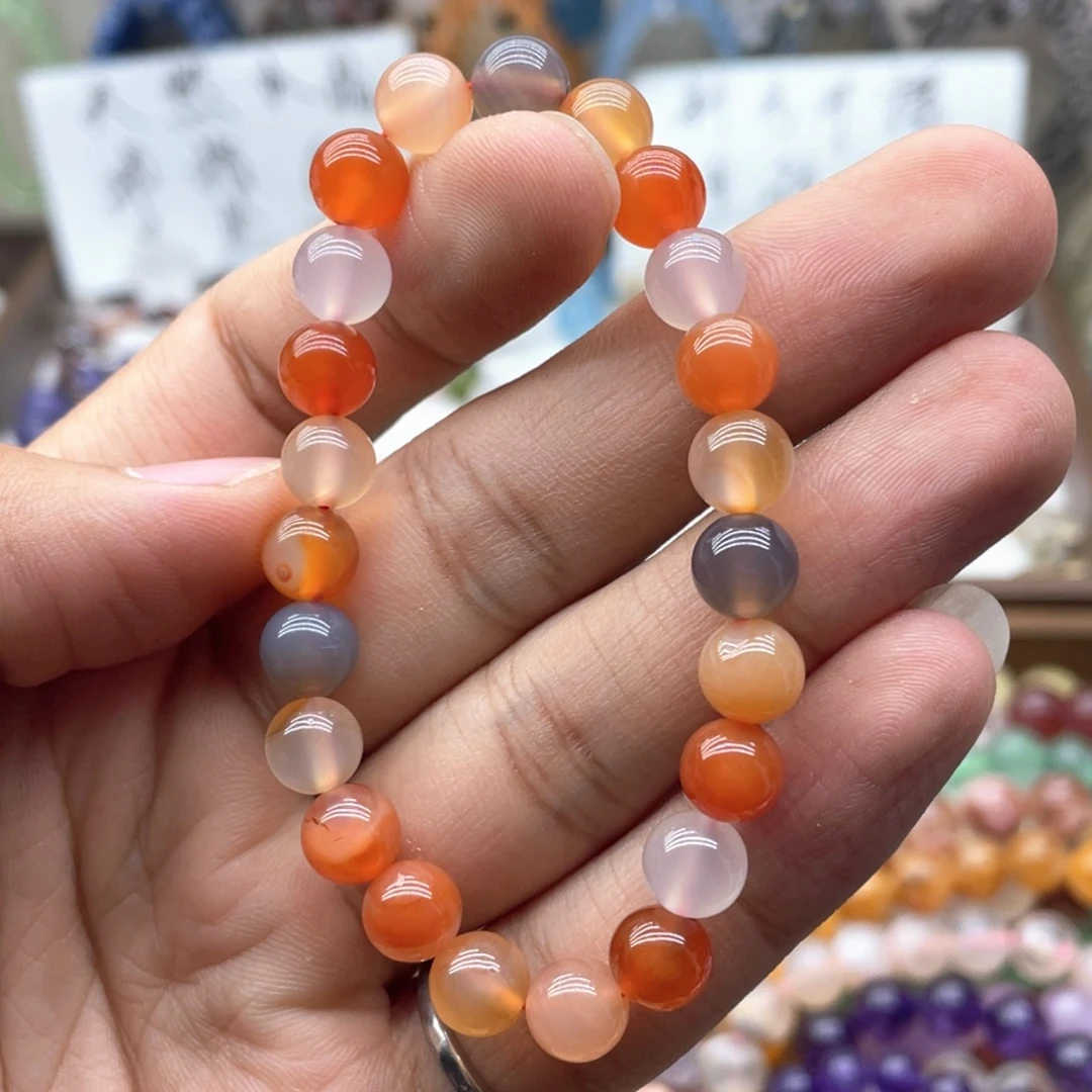 水晶未镶嵌手链盐源玛瑙