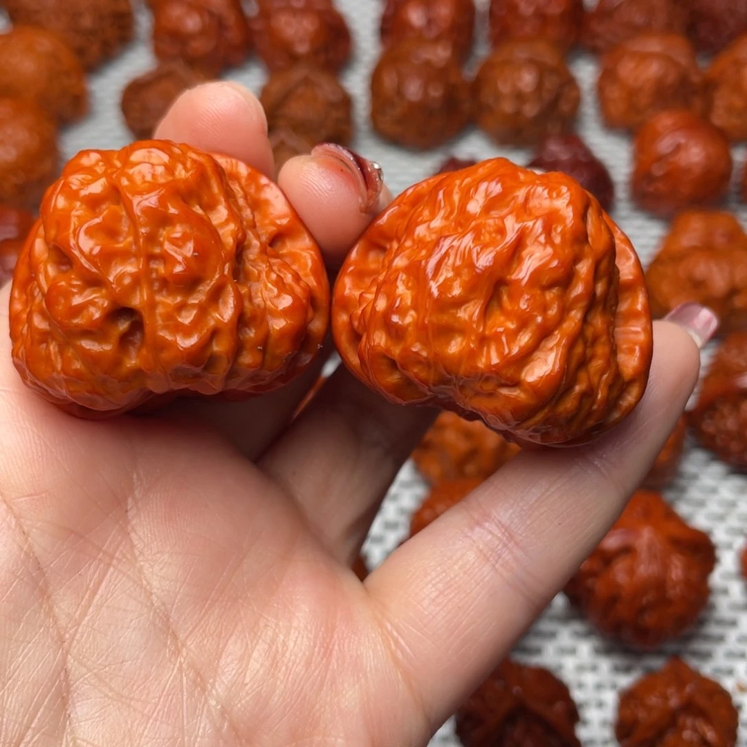 桃核吊坠文玩核桃 手把件 蛤蟆头 40