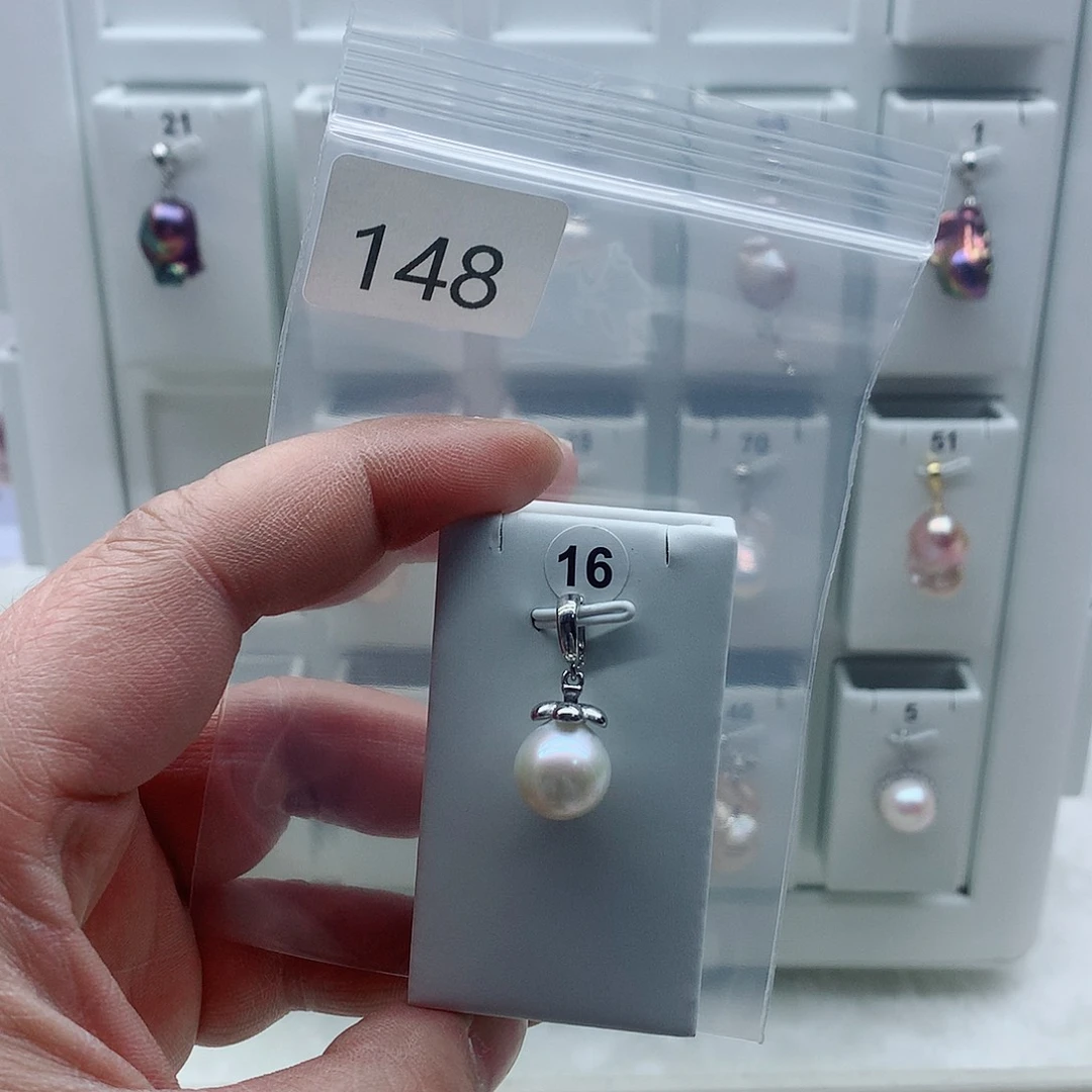 吊坠(不含链)淡水珍珠合金