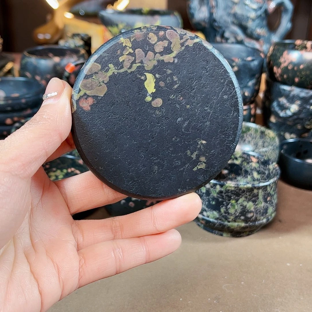 文人雅器安山玉茶器