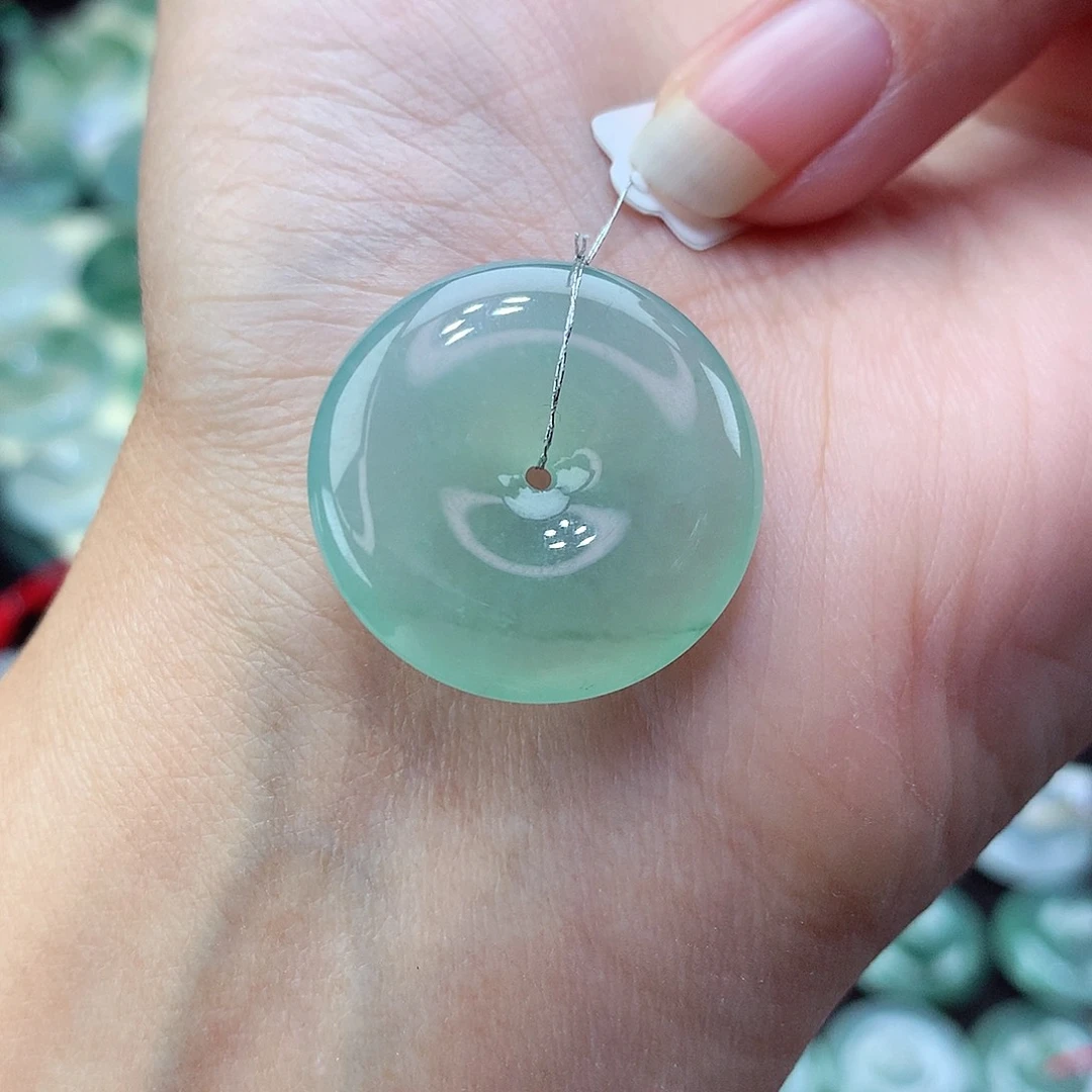 翡翠颈饰未镶嵌98尺寸24.2-5.1