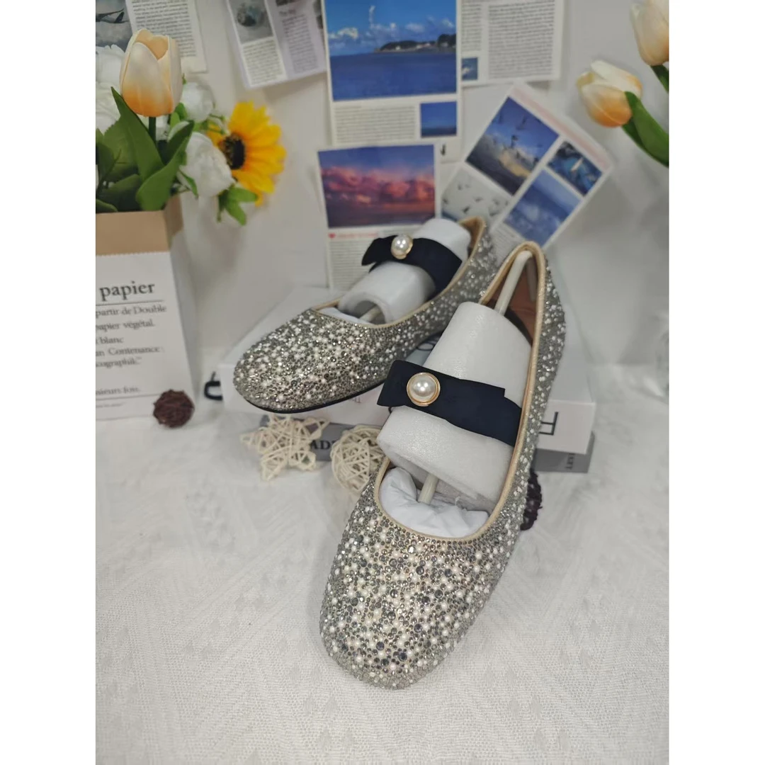 新款公主鞋低跟单鞋女圆头浅口玛丽珍鞋T12-3677-13