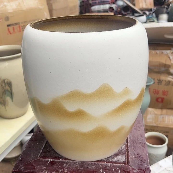 红陶日照金山一个口径24*30