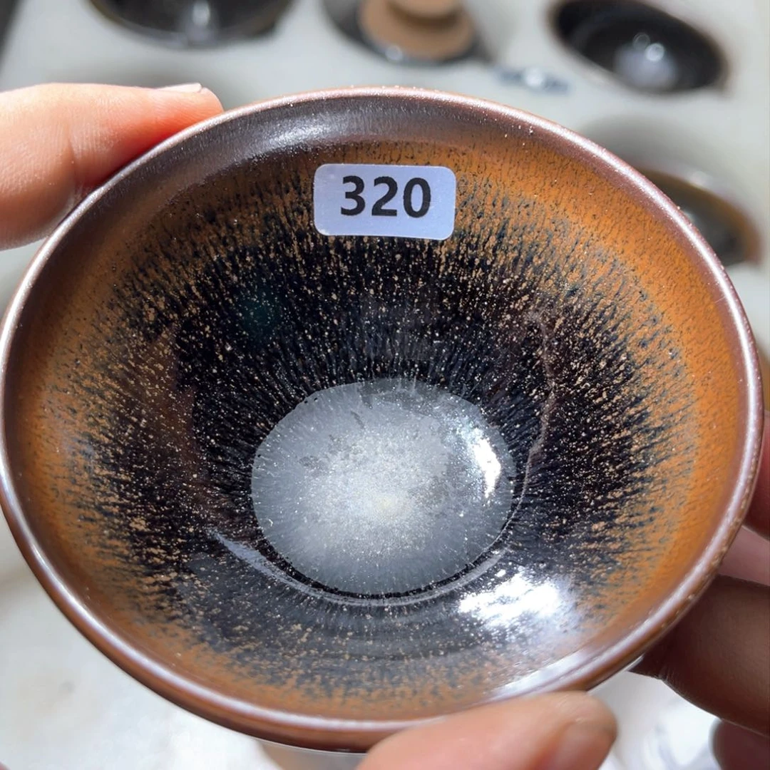 茶盏原矿原釉柴烧建盏