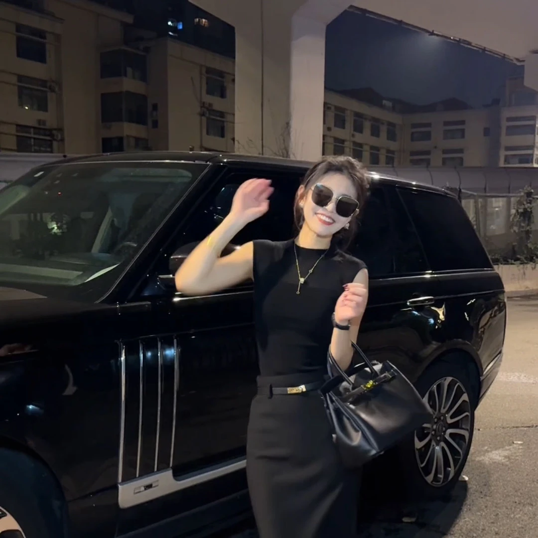 【JQW】无袖修身打底衫外穿设计感小众上衣