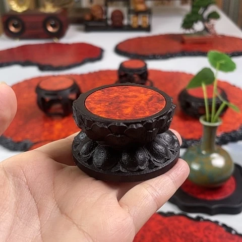 木为****）复古工艺精工满雕