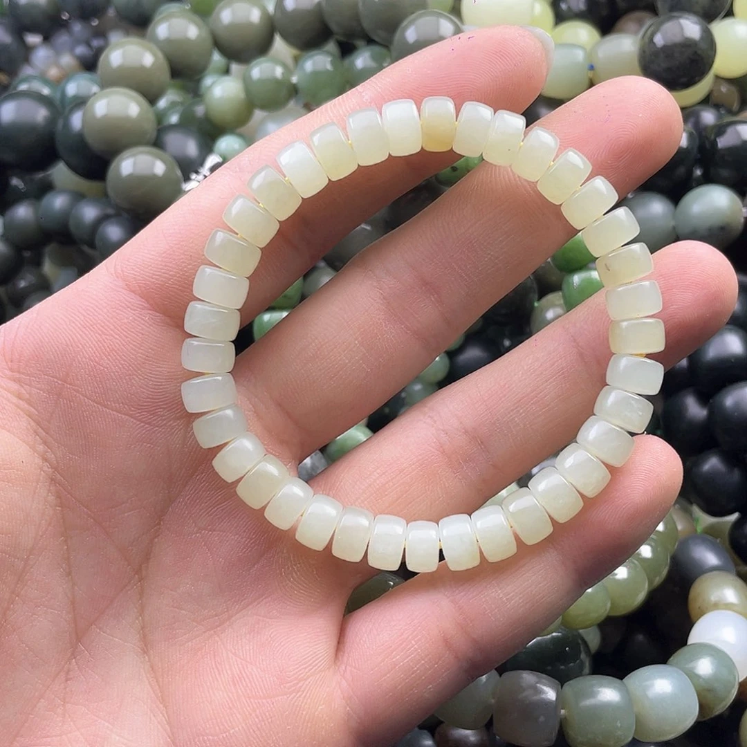 和田玉手串未镶嵌