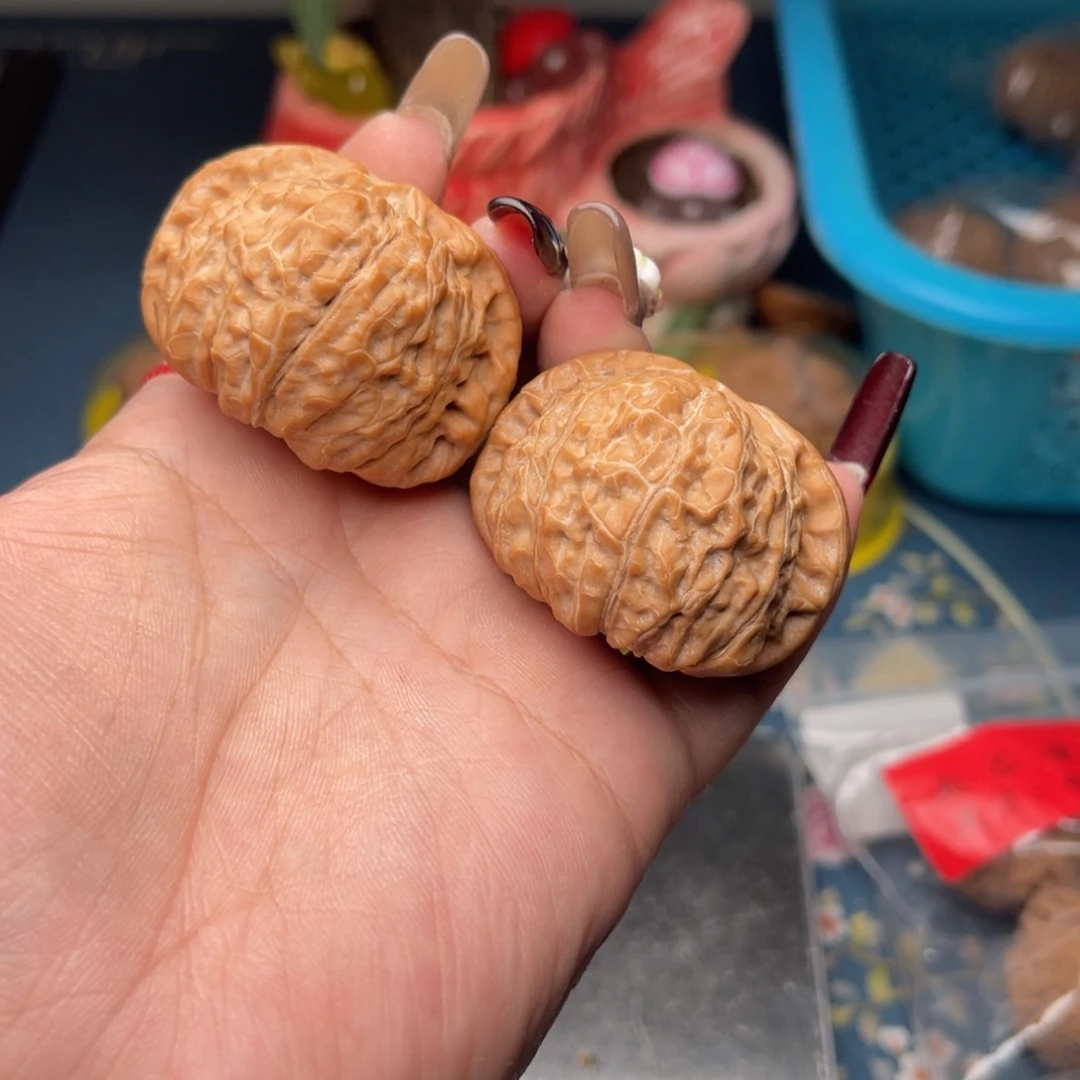 文玩核桃把件大***溜南瓜墩44