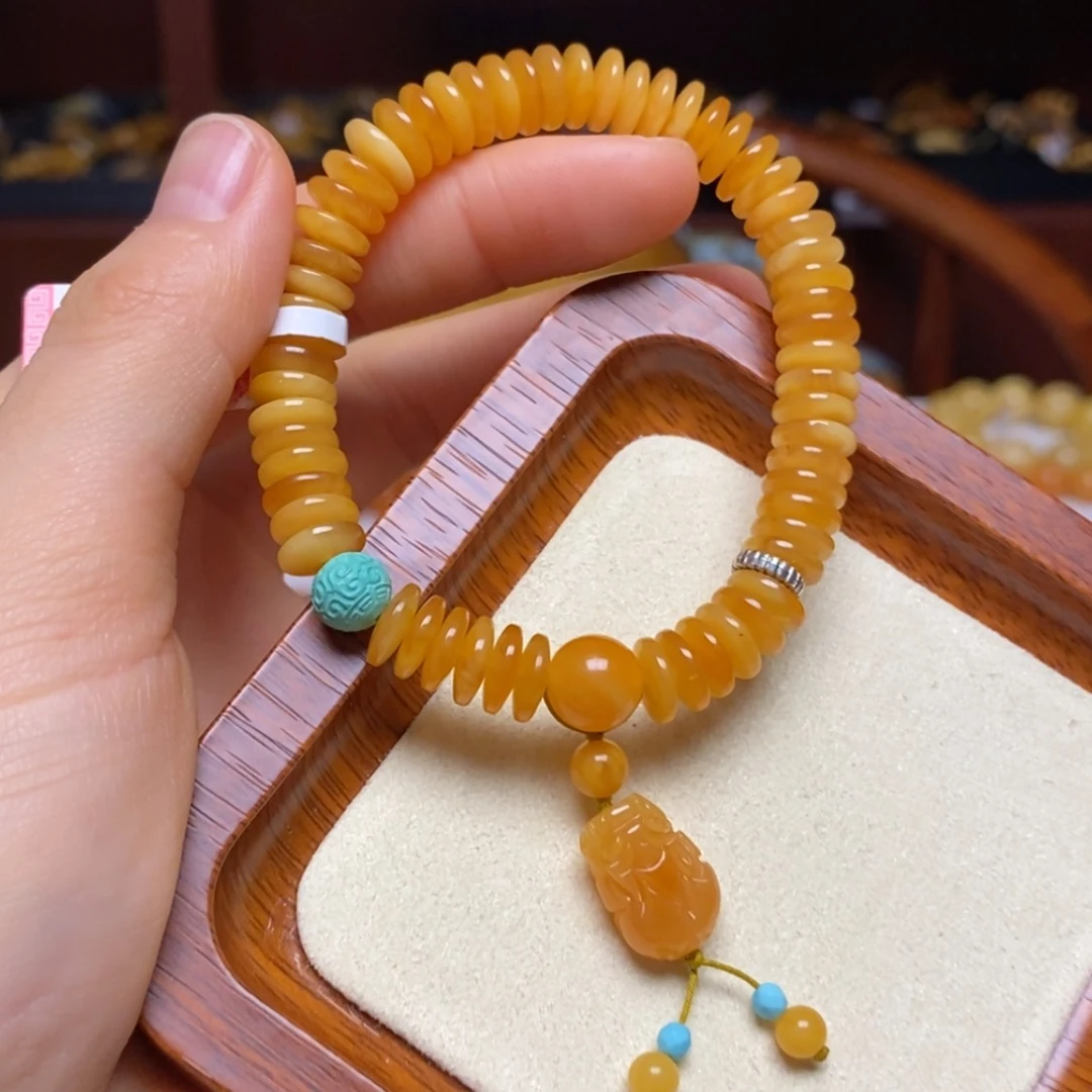 【闪购商品】蜜蜡手链未镶嵌手串