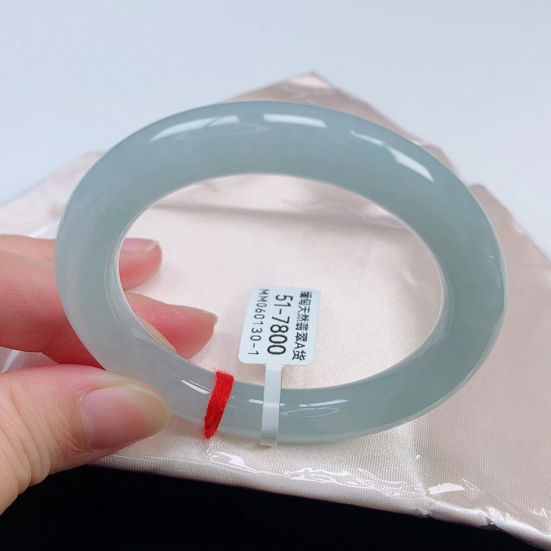 未镶嵌手镯翡翠51圆条