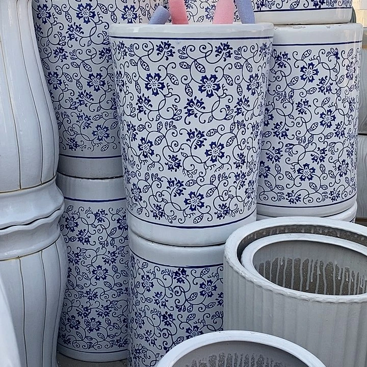 高腰直筒青花特大口35高47福利