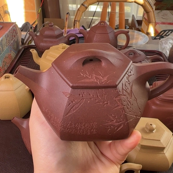 李***叔茶壶紫砂紫泥石瓢