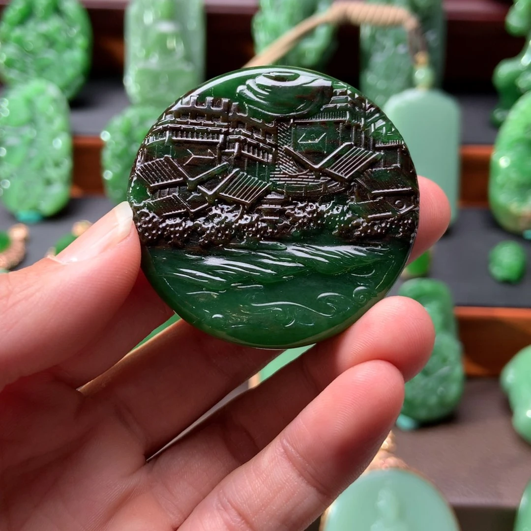 和田玉挂件未镶嵌