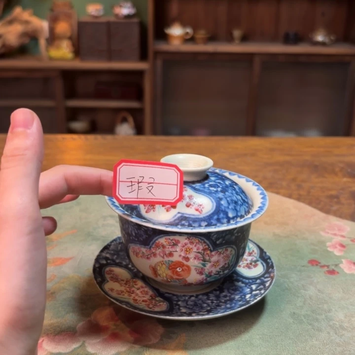 柴烧纯手工手绘陶瓷