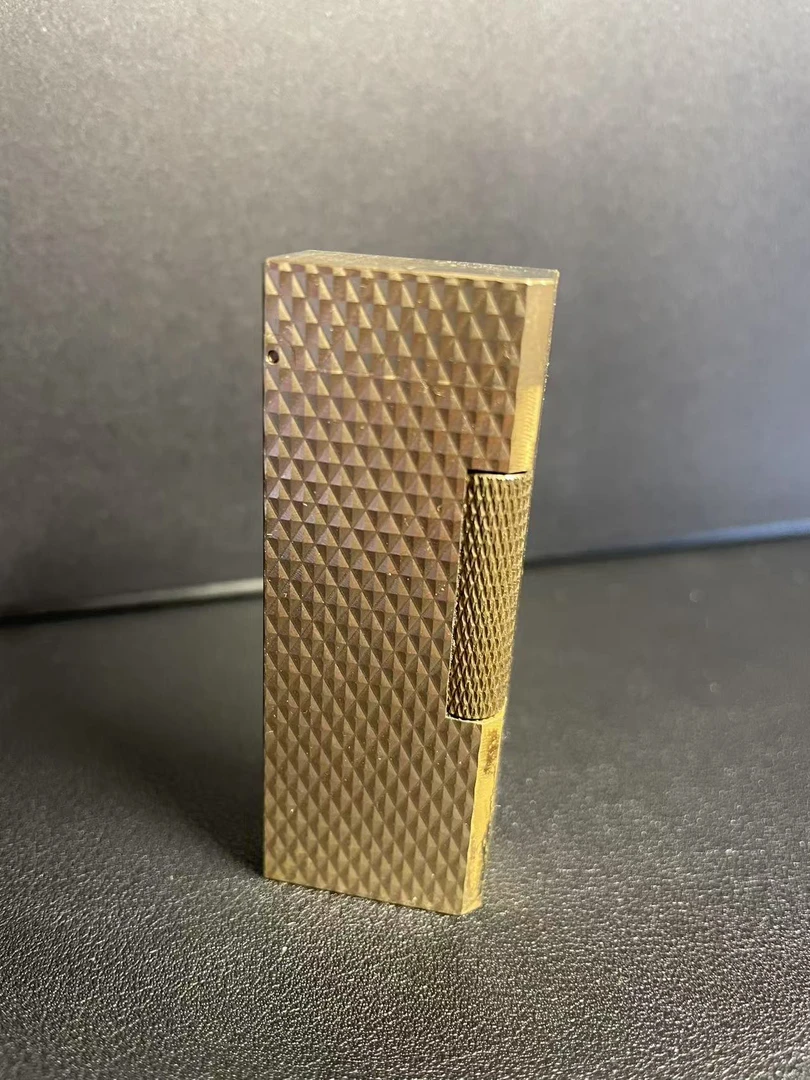 纯铜手工麦穗纹充气打火机宽