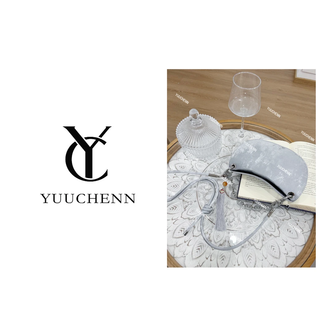 YUUCHENN/23cm原创设计高定真皮包 HH5434