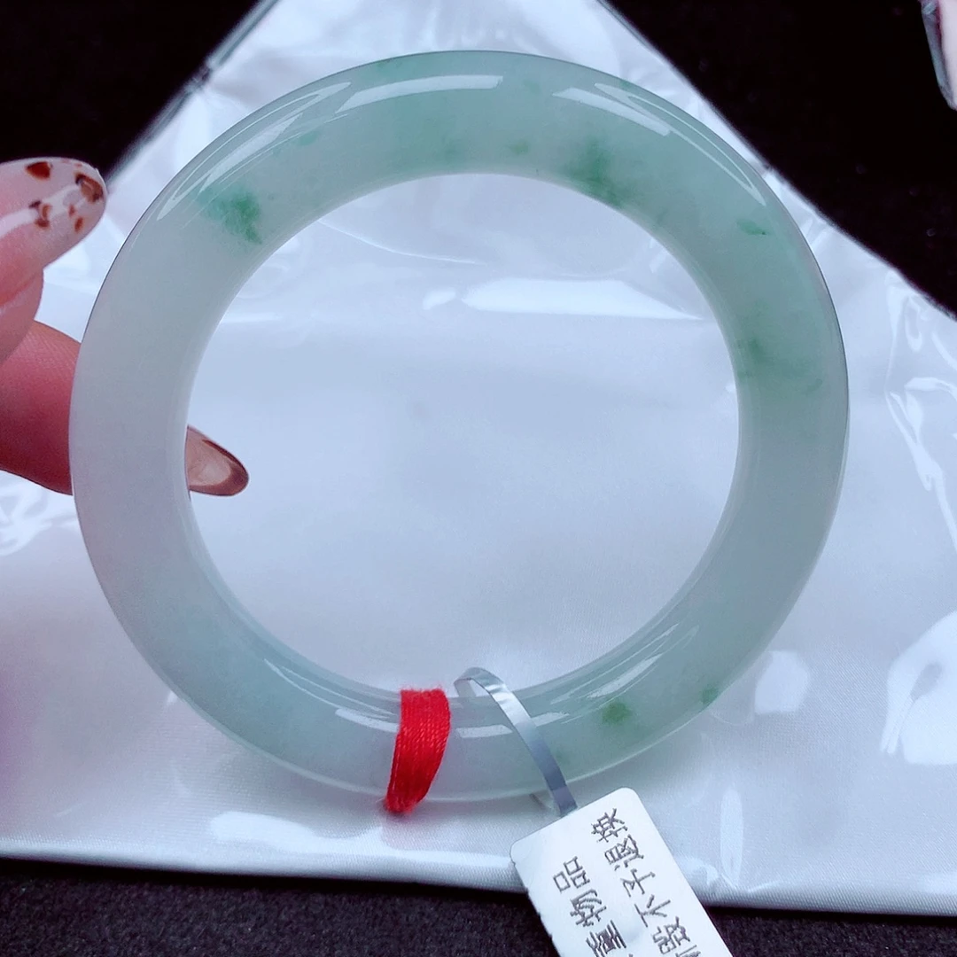 翡翠未镶嵌手镯天然缅甸翡翠A货玉手镯