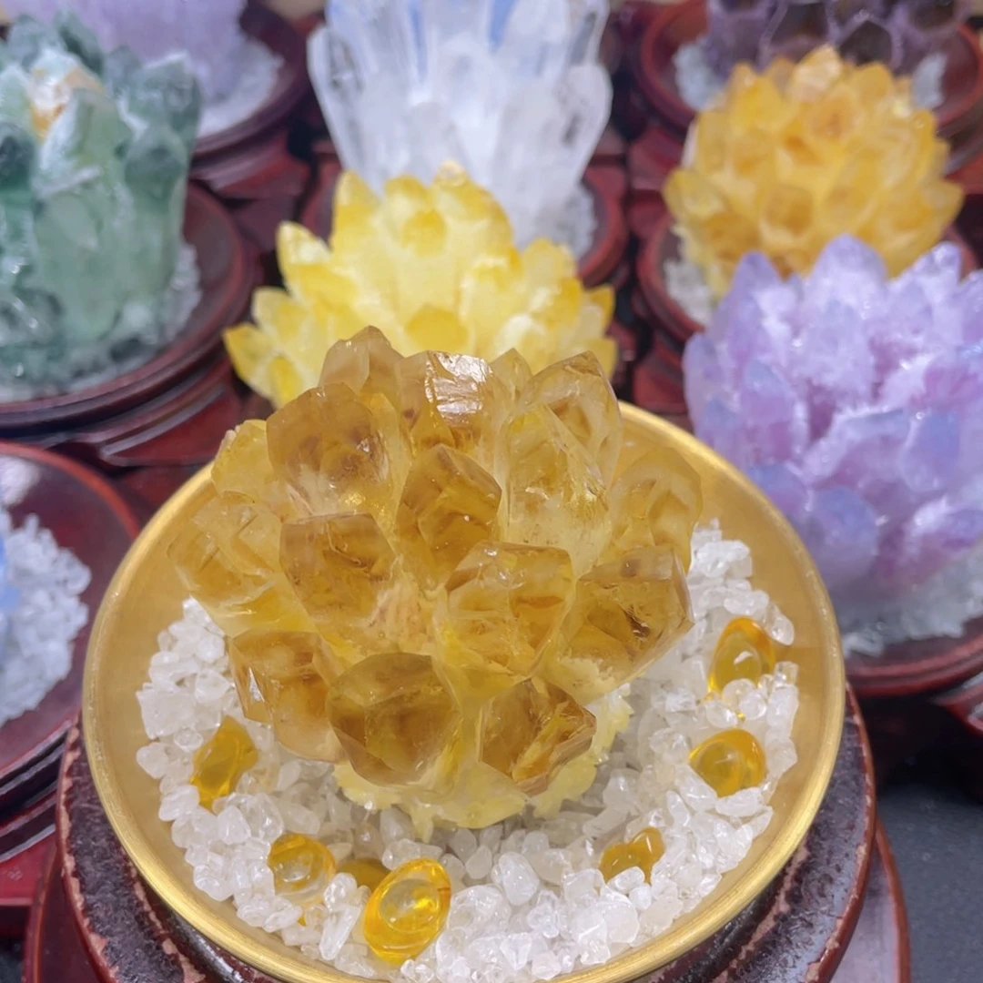 石材用****8暴力黄水晶80