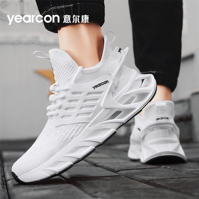 YEARCON/意尔康男鞋2025夏季新款百搭时尚百搭厚底软面运动潮流鞋