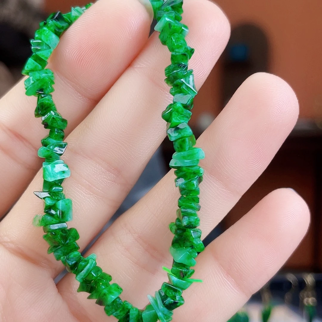 翡翠未镶嵌耳饰饰品