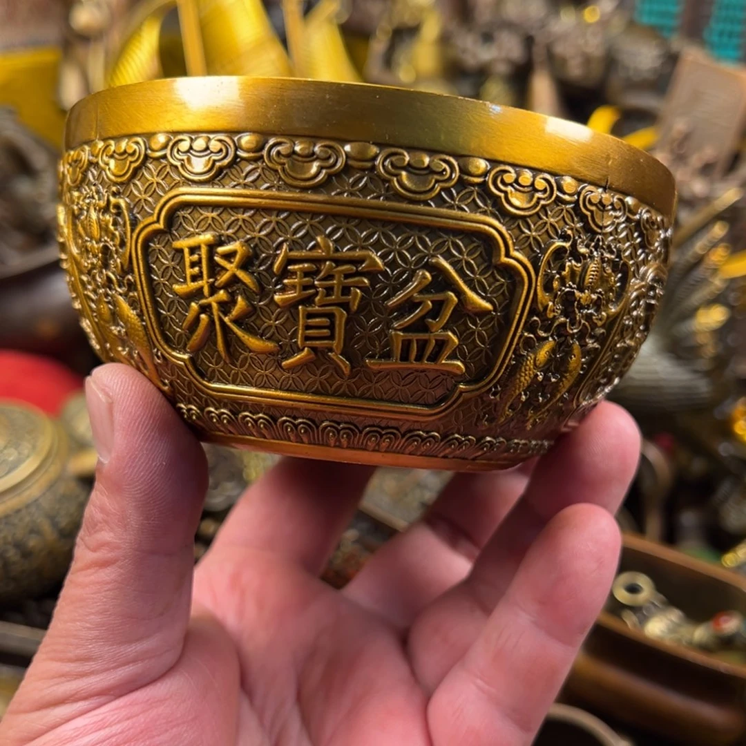 茶壶香炉铜器摆件