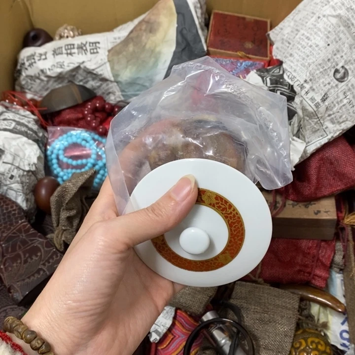 瓷片哈哈中古工艺品一件