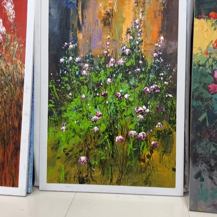 有**道手工手绘精品油画80+120内框