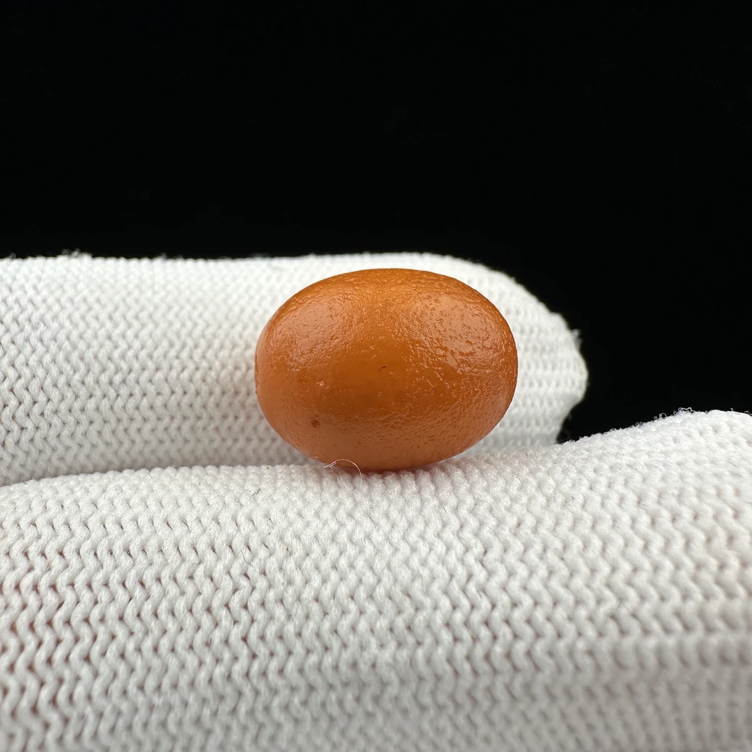 A1415天然原矿蜜蜡 老蜡枣珠11.5*14.6mm支持鉴定 假一罚十