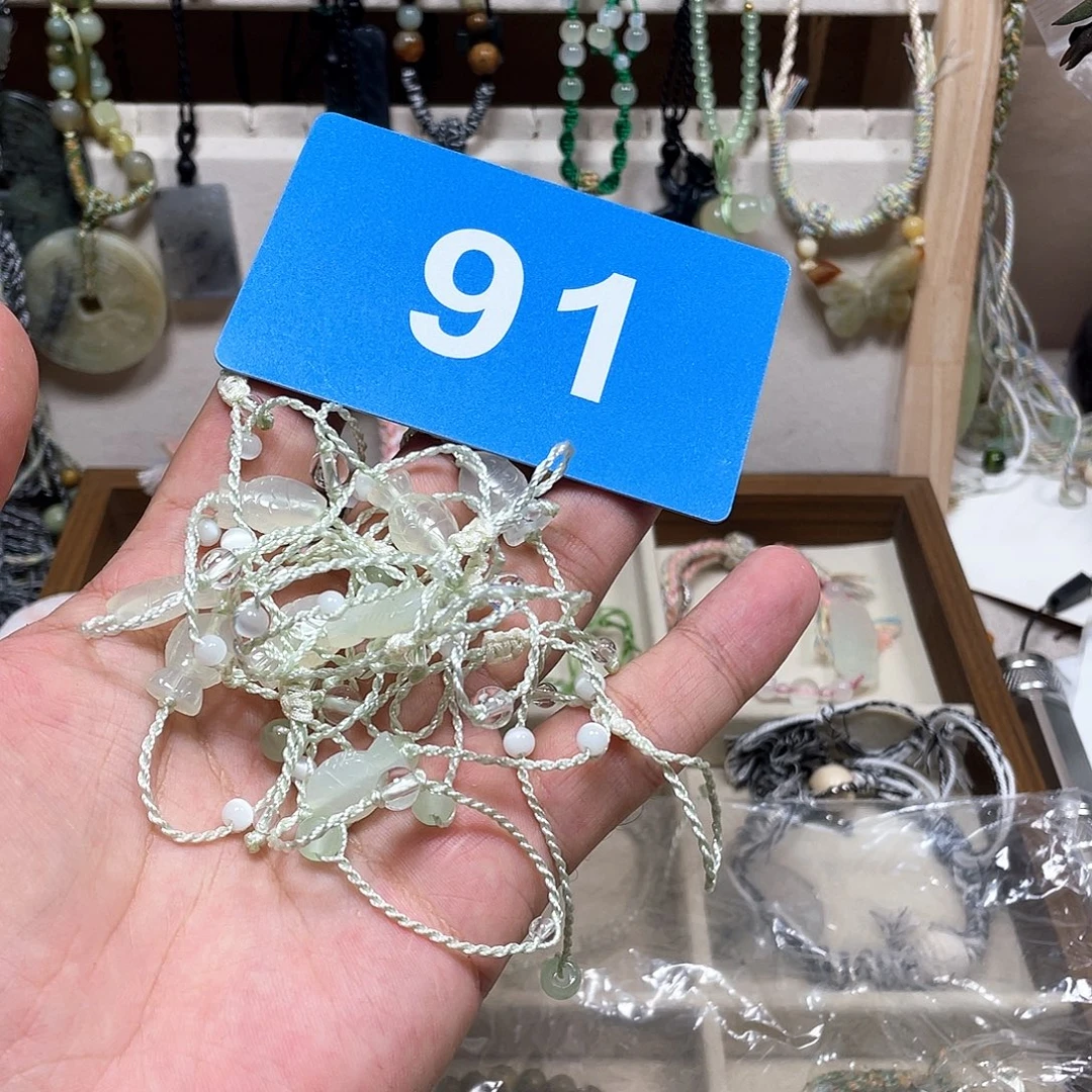 合金蛇纹石玉颈饰