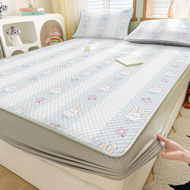 冰豆豆凉席夏季空调房软席子学生宿舍单人床单夏凉垫子冰丝夏儿童