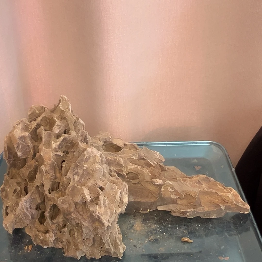 纯天然的松皮石2个