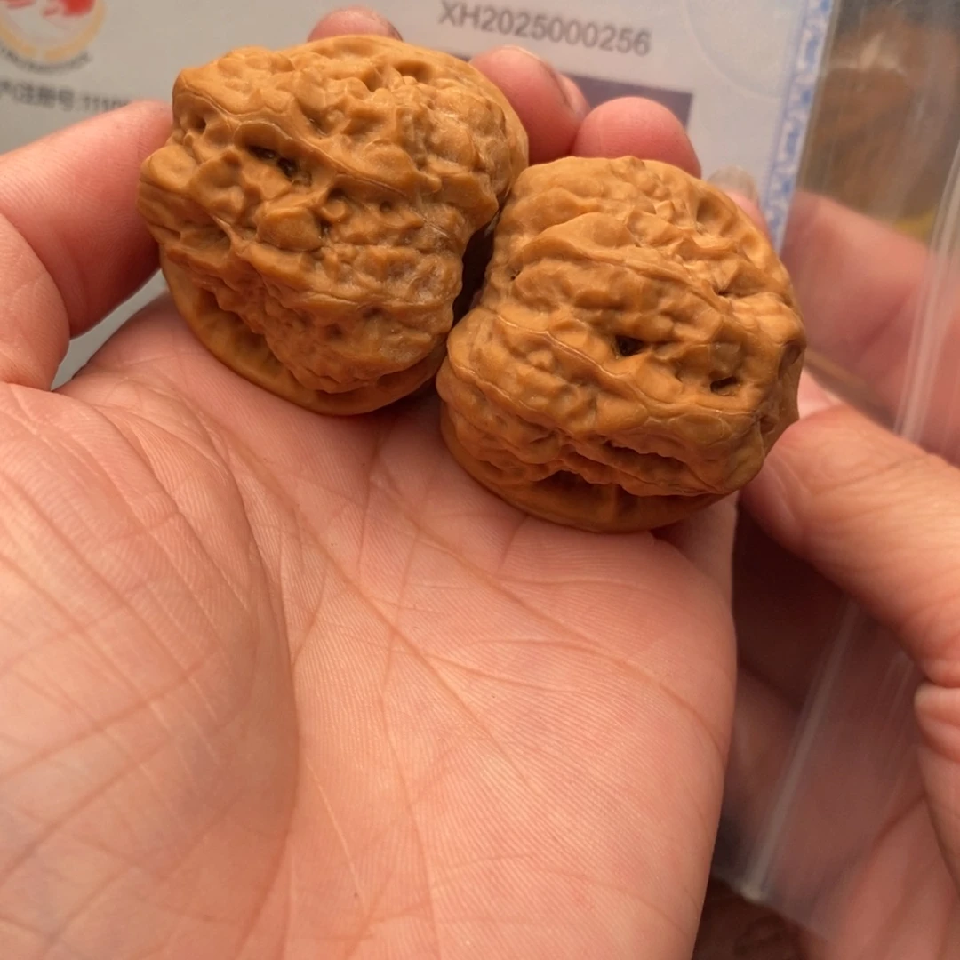 文玩核桃把件开背蛙37