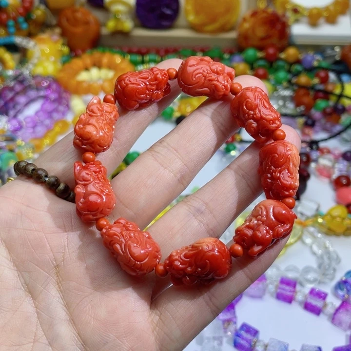 树脂制品42号貔貅手串